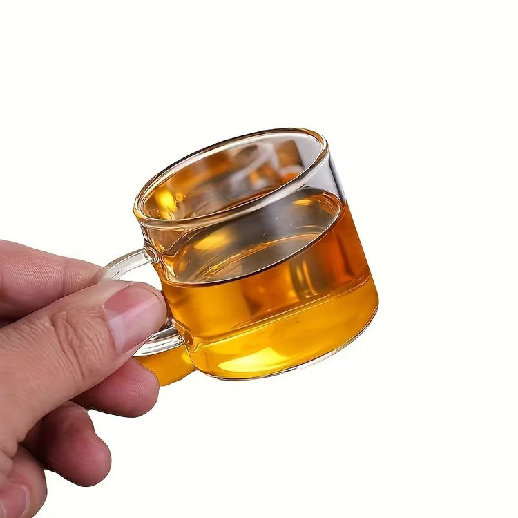 فنجان دسته رنگی چای و قهوه