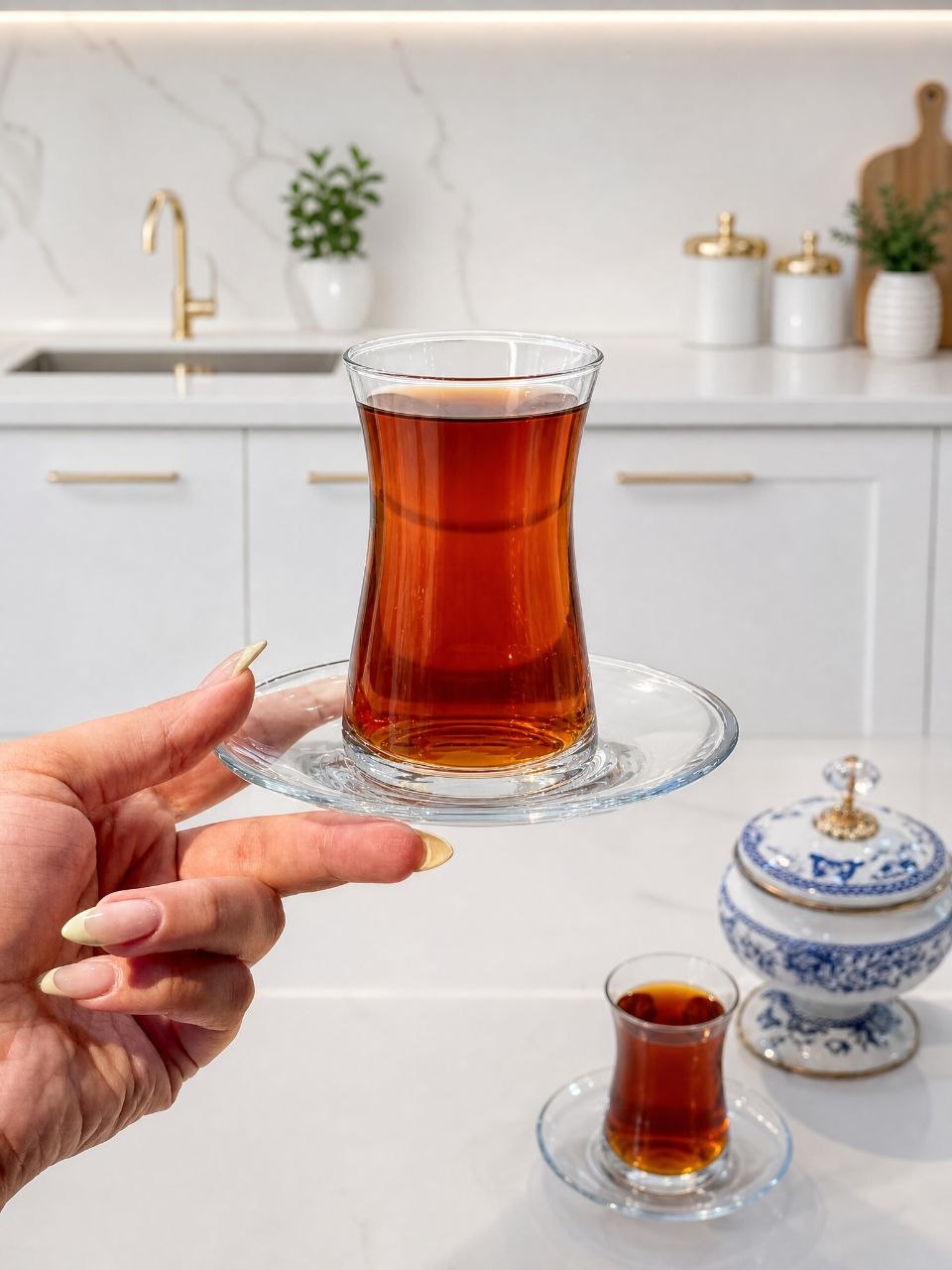 استکان نعلبکی Heybeli 🇹🇷