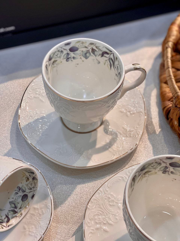ست قهوه خوری گل برجسته 🇹🇷