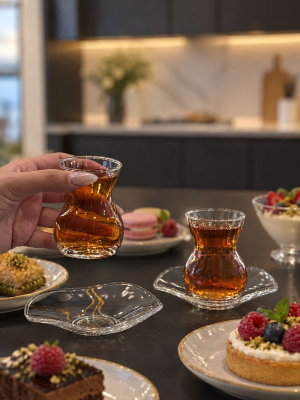 استکان نعلبکی دانتل Dantel 🇹🇷